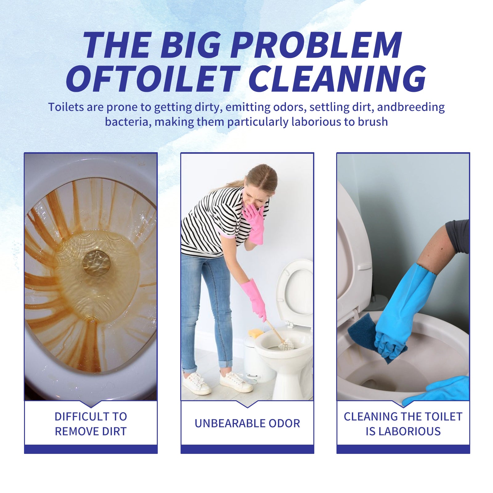 JAYSUING Toilet Cleaner Tablets (12 Per Box) | 30% OFF 4 Boxes | Shipped in 48H | Fresh Lemon Scent