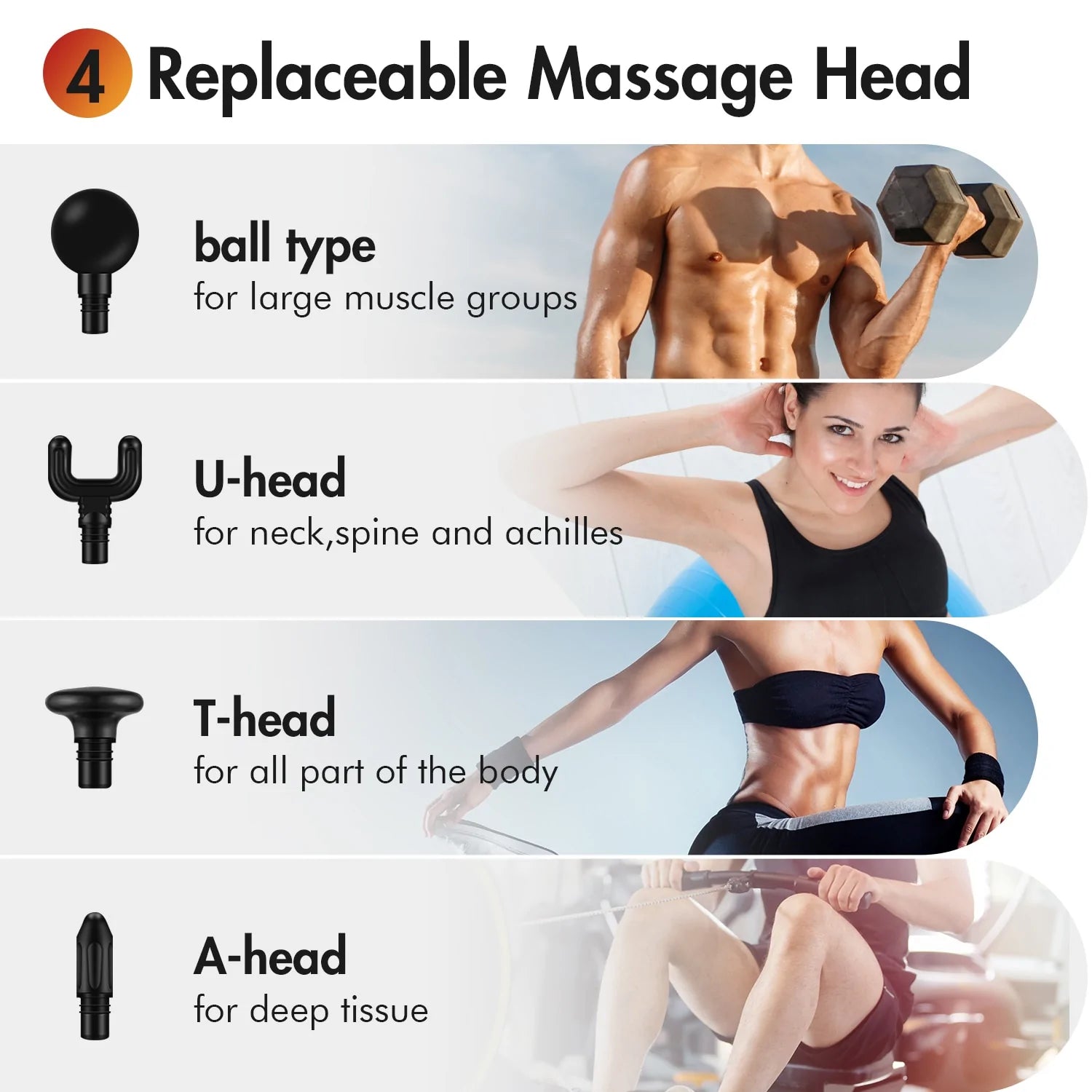 10-Speed Precision Massage Gun - Compact Muscle Relief for Home, Travel & On-the-Go