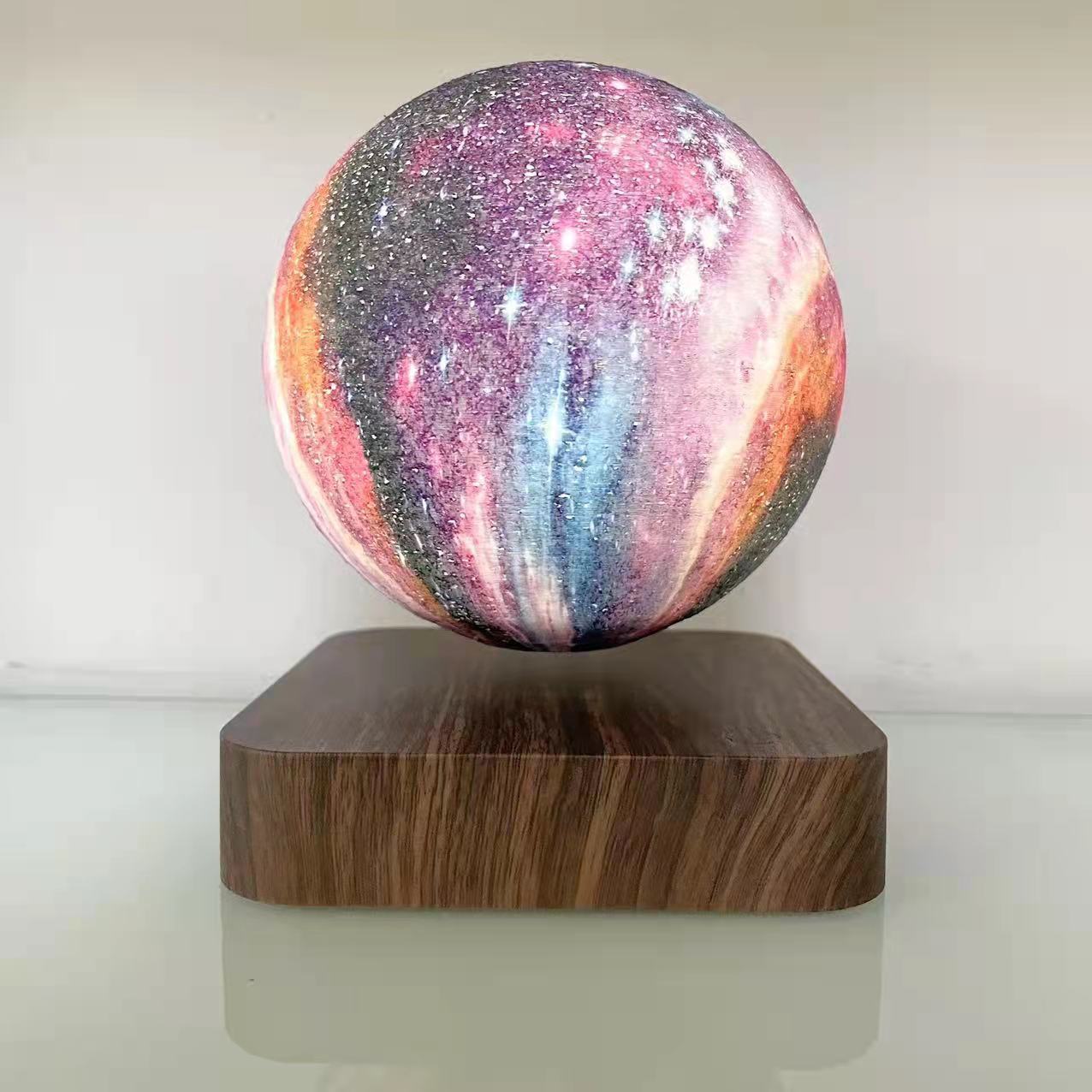 Touch-Control Magnetic Levitation 3D LED Moon Lamp | Corn PLA Material Multi-Color Christmas Gift (8-14 Day Delivery)