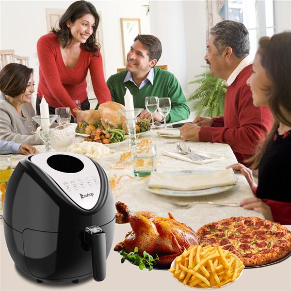 ZOKOP Smart Touch Air Fryer (6.5L) - 7 Presets Oil-Free Cooking for Home & Gatherings