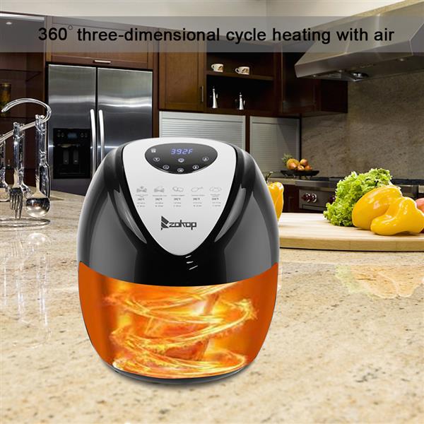 ZOKOP Smart Touch Air Fryer (6.5L) - 7 Presets Oil-Free Cooking for Home & Gatherings