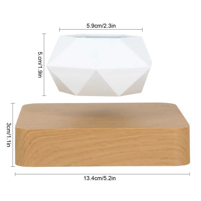 Magnetic Floating Bonsai Pot | 360° Auto Rotation Easy Installation Multi-Plug Fit (8-14 Day Delivery)